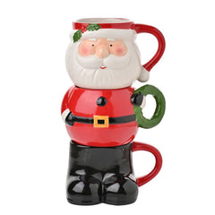 SET 3 TAZAS APILABLES PAPA NOEL | WIDDOP NAVIDAD | 1 UNIDAD | 5063322030143