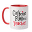 TAZA CAFFEINE FUELLED TEACHER INTERIOR ROJO | WIDDOP | 1 UNIDAD | 5063322054842