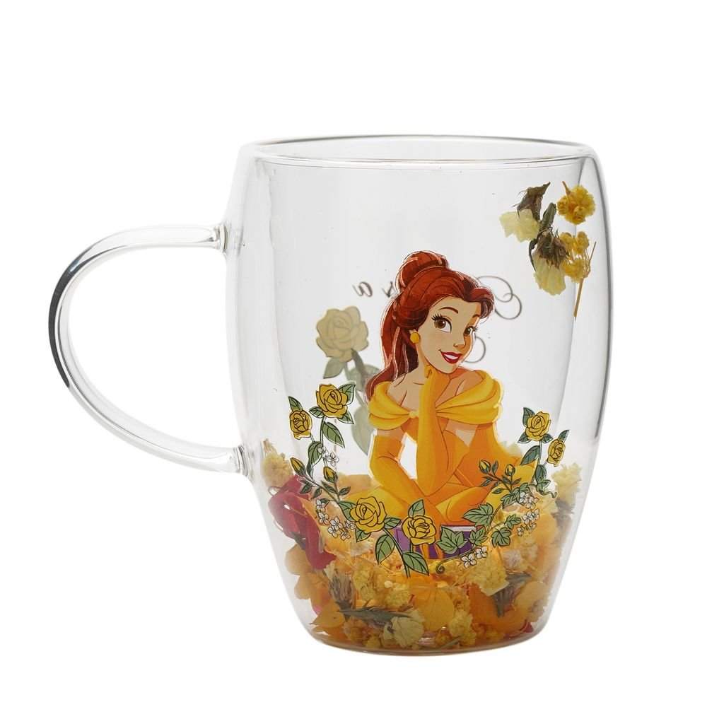 TAZA CRISTAL FLORES SECAS BELLA | WIDDOP DISNEY | 1 UNIDAD | 5063322117677