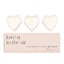 Set 3 Velas Corazón Amore el Amor Está en el Aire WIDDOP