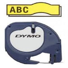 CINTA DYMO TAG 12X4 PLASTICO AMARILLO | 1 UNIDADES | (DYMO)