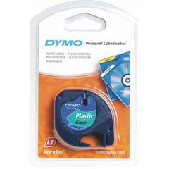CINTA DYMO TAG 12X4 PLASTICO VERDE | 1 UNIDADES | (DYMO)