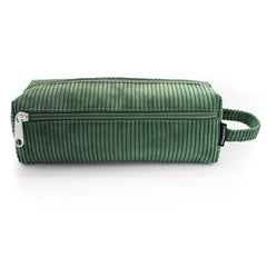 ESTUCHE DOBLE 23X8X8 CM VERDE SILKY TOUCH | MAKENOTES