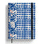 AGENDA SEMANAL A5 ESPIRAL BLANCA OCULTA 12MESES BLUE FLWRS | MAKENOTES