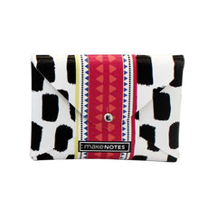 PORTA MONEDAS/TARJETAS RECTANGULAR MONOCHROME STROKES | MAKENOTES | 1 UNIDAD | 5609104948208