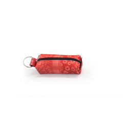 MINI ESTUCHE CON ANILLA PARA LLAVERO RED FLOWERS | MAKENOTES | 1 UNIDAD | 5609104948246