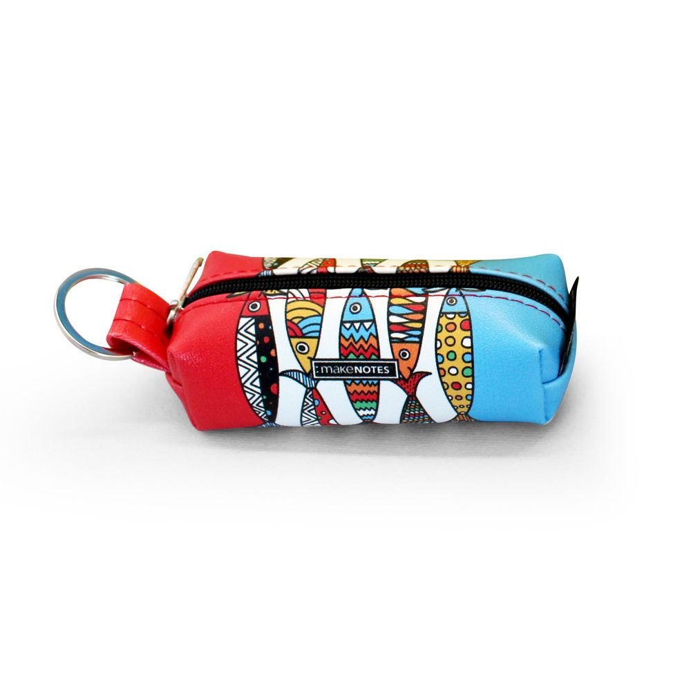 MINI ESTUCHE CON ANILLA PARA LLAVERO SARDINES | MAKENOTES | 1 UNIDAD | 5609104948314