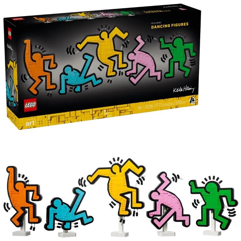 LEGO ART KEITH HARING: FIGURAS DANZANTES | LEGO ART | 1 UNIDAD | 5702017814445