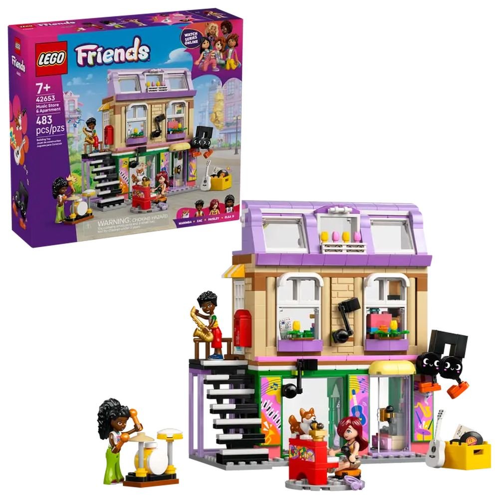 LEGO TIENDA DE MUSICA Y APARTAMENTO | LEGO FRIENDS | 1 UNIDAD | 5702017815213