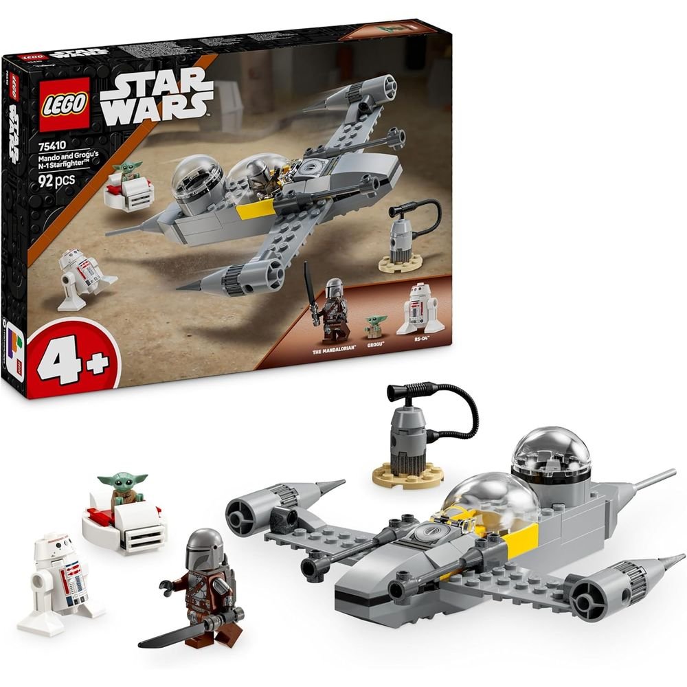 LEGO CAZA ESTELAR N-1 DE MANDO Y GROGU | LEGO STAR WARS TM | 1 UNIDAD | 5702017817606