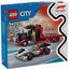 Camión de exposición de F1 con coche Audi de Lego City Marca Lego