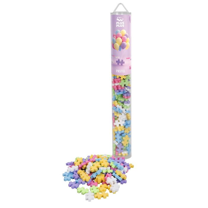 PLUS PLUS TUBO PASTEL MIX 100 PIEZAS | LUDILO | ENVASE 8 UDS. UNIDAD | 5710409102445