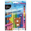 Lapices 12 Colores Jumbo con Forma de Osito Kidea
