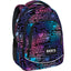MOCHILA TRIPLE ESCOLAR BACK UP CORAZONES NEON | DERFORM