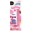 Set de 3 Lapices y 3 Gomas de Borrar Perfumadas Frambuesa KIDEA