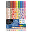 Set 10 Lápices Colores Jumbo Triangulares Estampado Flores Kidea