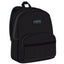 MOCHILA ESCOLAR CON BOLSILLO BACK UP CLASICA NEGRA | DERFORM