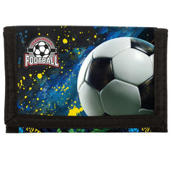 CARTERA BILLETERA INFANTIL VELCRO FOOTBALL | DERFORM | 1 UNIDAD | 5906601705458