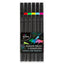 Set 6 Rotuladores Punta Fina Brush Marker KIDEA