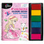 Set Cuaderno Actividades y Pintura Dedos Princesa KIDEA