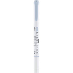 Rotulador Zebra Mildliner Doble Punta Neutral Gris Claro | Zebra Pen | Pack 10 Unidades