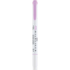 Rotulador Zebra Mildliner Doble Punta Gentle Lila | Zebra Pen | Pack 10 Unidades