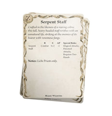 ✅ TOMB KINGS OF KHEMRI REFERENCE CARD PACK (INGLÉS)
