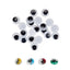 Ojos redondos adhesivos 15 mm negro PRODUCTOS SMART Pack 30 unidades