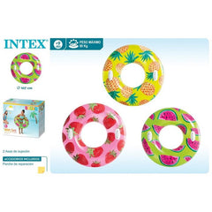 RUEDA HINCHABLE TROPICAL FRUITS 107CM SURTIDOS | INTEX COLOR BABY | 1 UNIDAD | 6941057422541