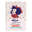 Libreta Tapa Blanda Grande Mafalda Topos Premium Paper