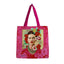 BOLSA ALGODON FRIDA KAHLO GRANDE ROSA | PREMIUM PAPER
