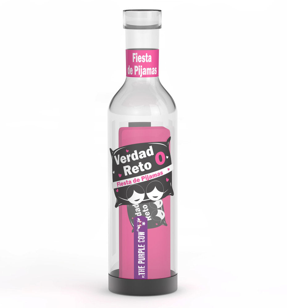 JUEGO VERDAD O RETO - FIESTA DE PIJAMAS | THE PURPLE COW | 1 UNIDAD | 7290019486824