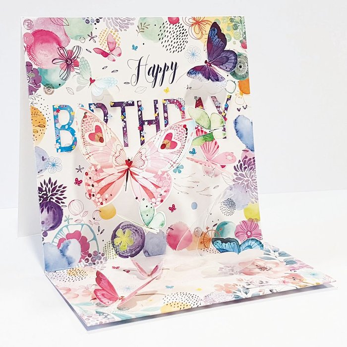 TARJETA FELICITACION GREETING CARD 3D POP-UP HAPPY BIRTHDAY | PICTURA | 1 UNIDAD | 7316197936576