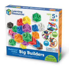 JUEGO CUBOS PARA GRANDES CONSTRUCTORES CUBOS MATHLINK | LEARNING RESOURCES | 1 UNIDAD | 7650230929126