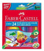 Estuche 24 Lapices Acuarelables + Pincel Faber-castell