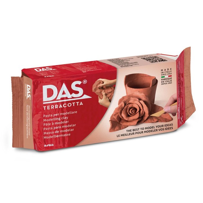 PASTA MODELAR DAS 1/2 KG TERRACOTA | 1 UNIDADES | (FILA)