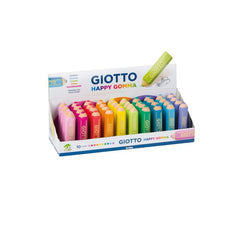 EXPOSITOR 40 GOMA GIOTTO HAPPY COLORES VIVOS | 1 UNIDADES | (GIOTTO)
