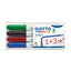 Blister 4 unidades de Marcador Pizarra Giotto Robercolor