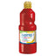 Tempera líquida roja 500 ml Giotto lavable