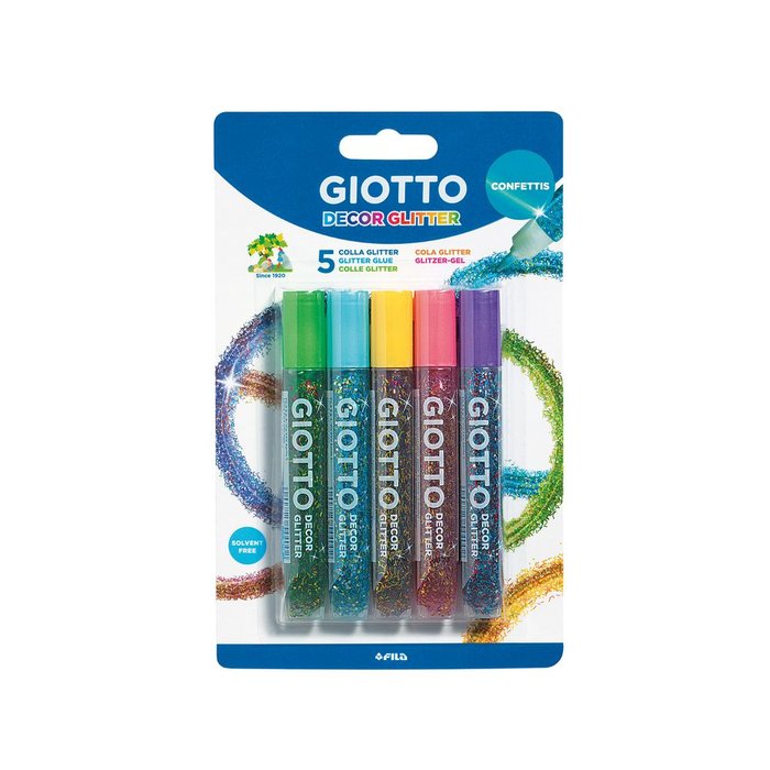 GLITTER GLUE GIOTTO 10,5ML CONFETTIS | 1 UNIDADES | (GIOTTO)