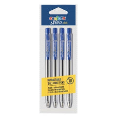 BOLIGRAFO CARIOCA SFERA BLISTER 4 UDS AZUL | 12 UNIDADES | (UNIVERSAL ESPAÑOLA S,A,)