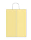BOLSA REGALO LUNARES AMARILLOS Y KRAFT 16X21X8CM | SADOCH | 1 UNIDAD | 8006715293203
