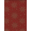 BOBINA PAPEL REGALO 62CM ESTRELLAS FONDO ROJO | SADOCH | 1 UNIDAD | 8006715332568