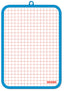 PIZARRA BLANCA BASIC 19X26 CM DOBLE CARA LISA Y CUADROS | 1 UNIDADES | (ARDA)