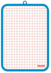 PIZARRA BLANCA BASIC 19X26 CM DOBLE CARA LISA Y CUADROS | 1 UNIDADES | (ARDA)