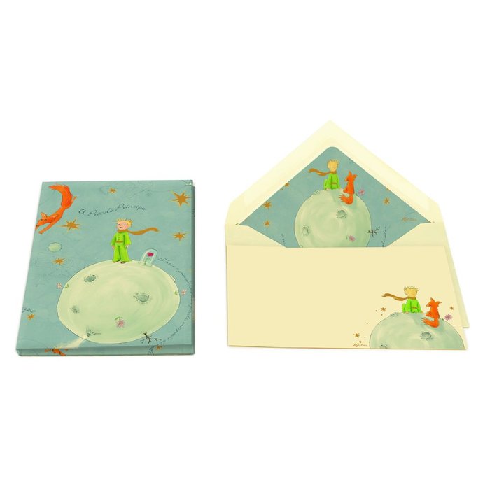 PORTAFOLIO CON SET CARTAS EL PRINCIPITO MEDIO | 5 UNIDADES | (KARTOS)