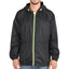 CHUBASQUERO HOMBRE NEGRO DETALLES REFLECTANTES T, M | PERLETTI | 1 UNIDAD | 8015831142401