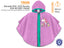 Impermeable Eva Rosa Unicornio 3-6 Años PERLETTI