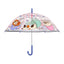 Paraguas infantil 45/8 Man Poe Gatitos Kawaii transparente PERLETTI