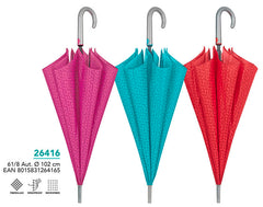 PARAGUAS MUJER 61/8 AUT, IMPRESION GEOMETRICA | PERLETTI | 1 UNIDAD | 8015831264165
